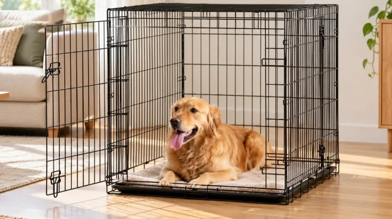 Test av Savic Dog Cottage B118cm x D77cm x H84cm